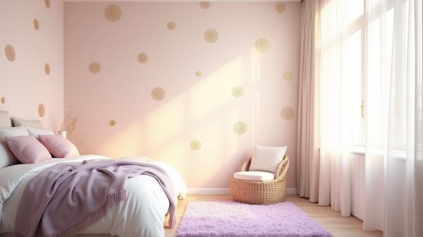 Créez une chambre féérique avec un papier peint chambre fille