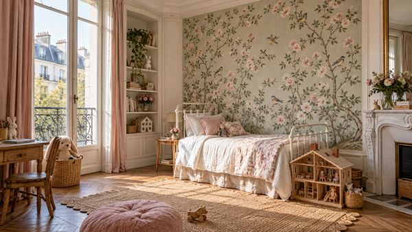 Top inspirations de papiers peints pour une chambre de fille magique